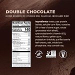 Evolve Plant Based Protein Shake, Double Chocolate, 20g Vegan Protein, Dairy Free, No Artificial Sweeteners, Non-GMO, 10g Fiber, 11 Fl Oz (Pack of 12) - (Formula May Vary)