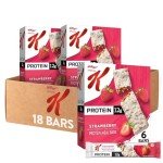 Kellogg's Special K Protein Meal Bars, 12g Protein, Meal Replacement, Strawberry (3 Boxes)