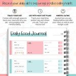 My 90 Day Food Journal: Daily Food Journal, 90 Day Meal Tracker & Planner, Fitness Diet Wellness Planner, Habit Tracker, Weight Loss Tracker, Nutrition Log, Daily Food Diary - A5 Colorful Sky