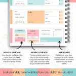 My 90 Day Food Journal: Daily Food Journal, 90 Day Meal Tracker & Planner, Fitness Diet Wellness Planner, Habit Tracker, Weight Loss Tracker, Nutrition Log, Daily Food Diary - A5 Colorful Sky