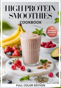High Protein Smoothies Cookbook: Natural, Healthy, Simple and Tasty Recipes to Support Muscle Growth, Weight Loss, Satiety, and Energy—For Everyday Wellness Without Protein Powders, COLOR EDITION