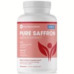 Saffron Supplements - 100% Pure Saffron Extract Capsules - Boost Energy & Mood, Support Eye & Heart Health