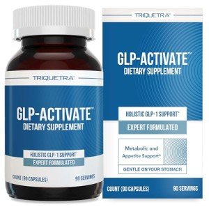 Triquetra Health GLP-Activate | Hunger & Metabolism Support - Formulated to Support GLP1 Naturally - Expert Formulated - Take 1 Capsule Before Each Meal for Hunger & Metabolic Support - 90 Servings