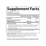 NDS Nutrition Keto-Max - Carbohydrate and Fat Blocking Dietary Supplement with Chromium - Stimulant Free Fat Burner for A More Toned and Fit Body - 90 Capsules