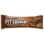 FITCRUNCH Full Size Protein Bars, 6-Layer Baked Bar, 6g of Sugar, Gluten Free & Soft Cake Core (Chocolate Chip Cookie Dough)