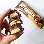 FITCRUNCH Full Size Protein Bars, 6-Layer Baked Bar, 6g of Sugar, Gluten Free & Soft Cake Core (Chocolate Chip Cookie Dough)