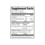 Ananda Wellness Carb Blocker Gummy with White Mulberry Leaf Extract and Saffron, Supports Balanced Appetite, Mealtime Supplement, Orange Flavor - 30 Count