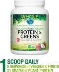 Whole Earth & Sea from Natural Factors, Organic Fermented Protein & Greens, Vegan Whole Food Supplement, Tropical, 1lb 7.3 Oz