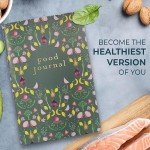 Boxclever Press Food Journal. Undated Food Diary with Trackers. Food Journals for Tracking Meals. Works with most Diet Plans. Food Log Journal measures 8 x 5.5''