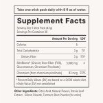 Daily Nouri FeelFull Prebiotic Fiber Drink Mix with Glucomannan & Chromium | for Natural Feeling of Fullness, Appetite & Cravings Support, Gut Microbiome & Metabolic Health | 30 Stick Packs