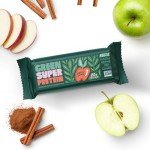 Nectis Green Super Protein Meal Bars, Apple Cinnamon, 20g plant protein, Organic Greens, high fiber, vegan, no soy, non gmo, 82g Bar, 8 pack