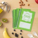 YHNTGB 3 PCS Food Tracker Journal Weight Loss Notepad 90 Day Meal Pocket Size Daily Intake Log Calorie Notebook for Nutrition Meal Recording 5.5 x 3.93 inch