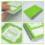 YHNTGB 3 PCS Food Tracker Journal Weight Loss Notepad 90 Day Meal Pocket Size Daily Intake Log Calorie Notebook for Nutrition Meal Recording 5.5 x 3.93 inch