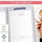 Boxclever Press Food Journal. Undated Food Diary with Trackers. Food Journals for Tracking Meals. Works with most Diet Plans. Food Log Journal measures 8 x 5.5''