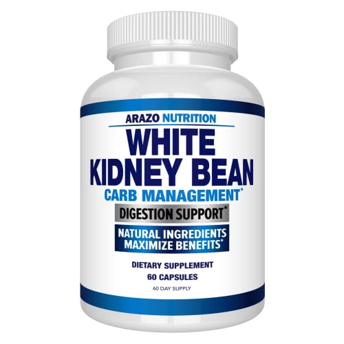 Arazo Nutrition White Kidney Bean Extract - Carb Blocker and Fat Absorber