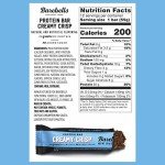 Barebells Protein Bars Creamy Crisp - 12 Count, 20g High Protein Treats - Chocolate Nutrition Bar with 1g Total Sugars - On-The-Go Breakfast or Post-Workout Snack