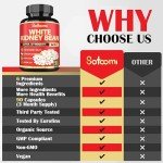 Satoomi 6 in 1 White Kidney Bean Extract Capsules -90 Capsules -3 Month Supply - Extra Blend with Olive Leaf, Green Coffee Bean & Green Tea - Support Carb Scale Down