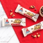 Atkins Chocolate Chip Granola Protein Meal Bar, High Fiber, 17g Protein, 1g Sugar, 3g Net Carbs, Meal Replacement, Keto Friendly, 12 Count