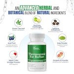 Dr Vitamins Thermogenic Fat Burner for Women and Men - Appetite Suppressant for Weight Loss - Includes Green Tea Extracts for Bloat Relief - Metabolism Booster - 30 Weight Loss Pills