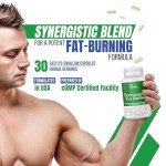 Dr Vitamins Thermogenic Fat Burner for Women and Men - Appetite Suppressant for Weight Loss - Includes Green Tea Extracts for Bloat Relief - Metabolism Booster - 30 Weight Loss Pills