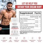Appetite Cruncher - Weight Loss Pills for Women & Fat Burner for Men to Boost Metabolism, Appetite Suppressant, Carb Blocker | 5 Research Backed Ingredients for Weight Loss - 60 Diet Pills for Adults