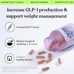 Lemme GLP-1 Daily, Reduce Hunger & Cravings, Boost GLP-1 Production, Support Fat Loss and Weight Management with Clinically Studied Ingredients, 1 Month Supply (60 Capsules)
