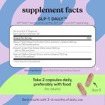 Lemme GLP-1 Daily, Reduce Hunger & Cravings, Boost GLP-1 Production, Support Fat Loss and Weight Management with Clinically Studied Ingredients, 1 Month Supply (60 Capsules)
