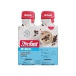 SlimFast Meal Replacement Shake, Original Cappuccino Delight, 10g of Ready to Drink Protein for Weight Loss, 11 Fl. Oz Bottle, 4 Count (Pack of 3) (Packaging May Vary)