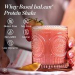 IsaLean Protein Shake - Complete Superfood Meal Replacement for Maintaining Healthy Weight and Lean Muscle Growth with 24 Vitamins and Minerals - 27.7 oz - 14 Meal Canister (Strawberry Cream) - Canister