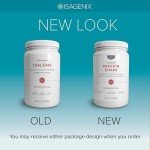 IsaLean Protein Shake - Complete Superfood Meal Replacement for Maintaining Healthy Weight and Lean Muscle Growth with 24 Vitamins and Minerals - 27.7 oz - 14 Meal Canister (Strawberry Cream) - Canister