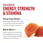 Force Factor Test X180 Gummies Testosterone Booster for Men with Tongkat Ali, Horny Goat Weed, Tribulus Terrestris, Fenugreek, & Black Maca, Supplement Men, Berry Punch, 60 Gummies, 1-Pack