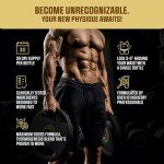 Male Rapid Burn PRO | NEW Fat Burner for Men Weight Loss Pills | Appetite Suppressant, Carb Blocker, Energy Booster | 6 Ultra Dosed Powerful Ingredients | Safe 3rd Party Tested - 60 Capsules