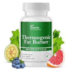 DR VITAMIN SOLUTIONS Thermogenic Fat Burner – Natural Appetite Control & Metabolic Booster with Green Tea & Bloat Defense (35 Capsules)
