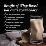 IsaLean Protein Shake - Complete Superfood Meal Replacement for Maintaining Healthy Weight and Lean Muscle Growth with 24 Vitamins and Minerals - 27.2 oz - 14 Meal Canister (Creamy French Vanilla) - Canister