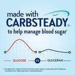 Glucerna Hunger Smart Shake, Diabetic Drink to Support Blood Sugar Management, 15g Protein, 180 Calories, Classic Chocolate, 10-fl-oz Bottle, 24 Count