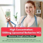 CaelumCore Liposomal Berberine HCL - Berberine 1500mg Activates AMPK & GLP-1, High Bioavailability Berberines Supplement for Women and Men, Berberine Plus Overall Health Support (1 Pack)
