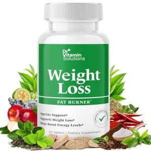 Dr Vitamin Weight Loss Supplements for Women & Men - Includes Green Tea Extract, Chromium, Vitamin B6 - Energy Booster, Belly Fat Burner & Appetite Suppressant Diet Pills - 30 Weight Loss Tablets