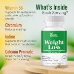 Dr Vitamin Weight Loss Supplements for Women & Men - Includes Green Tea Extract, Chromium, Vitamin B6 - Energy Booster, Belly Fat Burner & Appetite Suppressant Diet Pills - 30 Weight Loss Tablets