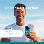 NAD Supplement 8457 mg Extra Strength NMN Alternative Liposomal + Green Tea for Women & Men, Resveratrol, CoQ10, Alpha Lipoic Acid – Energy Anti-Aging,Cell Regeneration –30-Day