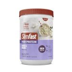 SlimFast Advanced Nutrition High Protein Meal Replacement Smoothie Mix, Vanilla Cream, Weight Loss Powder, 20g of Protein, 12 Servings (Pack of 2) (Packaging May Vary)