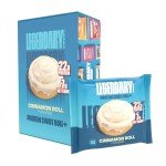 Legendary Foods 22g Protein Cinnamon Roll - Premium High Protien Bars, Low Carb Meal Replacement Snack, Low Glycemic Index, Gluten Free Snacks - Sweet Zero Sugar, Keto and Diabetic Friendly 10-Pack