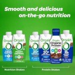 Orgain Organic Nutritional Protein Shake, Strawberries & Cream - 16g Grass Fed Whey Protein, Meal Replacement, 20 Vitamins & Minerals, Fruits & Vegetables, Gluten Free, Non-GMO, 11 Fl Oz (12 Pack)