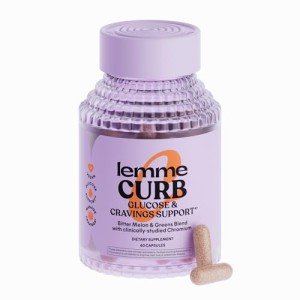 Lemme Curb Cravings, Improve Carb Metabolism, Support Weight Management w/Clinically Studied Chromium Picolinate, Bitter Melon, Ceylon Cinnamon & Greens Blend I Drug-Free (30-Day Supply)