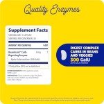 Enzymedica BeanAssist 30 Capsules, Digestive Support, Fast-Acting Formula