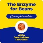 Enzymedica BeanAssist 30 Capsules, Digestive Support, Fast-Acting Formula