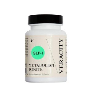 Veracity Metabolism Ignite - Boosts GLP-1 to Reduce Appetite and Cravings for Clinically Proven Weight Loss - Natural GLP-1 & Metabolic Support Supplement - Burns Fat - Side Effect Free - 30 Serving