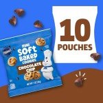 Pillsbury Mini Soft Baked Cookies, Chocolate Chip, Snack Bags, 10 ct