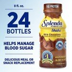 SPLENDA Diabetes Care Shakes - Meal Replacement Shake, 8 Fluid Ounces Per Bottle (Milk Chocolate, 6 Pack)