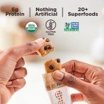 Perfect Bar Mini Dark Chocolate Chip Peanut Butter Protein Bar, Organic, 8 count, 0.88 oz