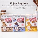 Perfect Bar Mini Dark Chocolate Chip Peanut Butter Protein Bar, Organic, 8 count, 0.88 oz